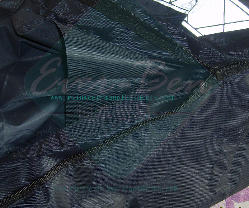 Polyester bike rain pants reflective bike rain pants cycling rain pants work trousers leg opening